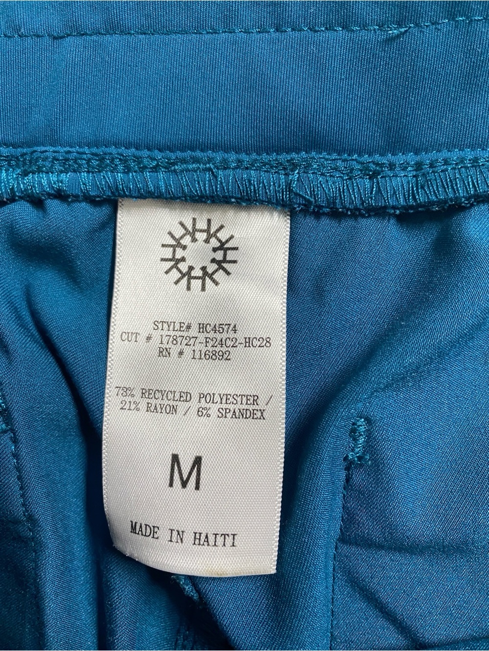 Hypothesis by FIGS Teal Jogger Scrub Pants Women’s Medium - Picture 3 of 6